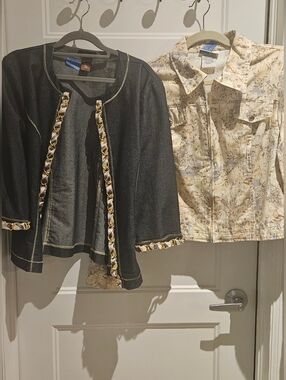 Petite Jacket Bundle — Vanity Fair& Attitude — Floral + Denim